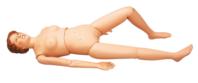 Multi avançado - modelo de treinamento completo da fêmea adulta do corpo do manequim dos cuidados do PVC da função